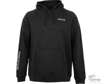 Preston Black French Terry Hoodie 4XL - Preston Kapucnis Pulóver