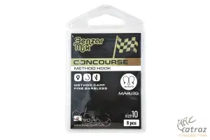 Benzár Concourse Method Carp Fine Barbless Horog Méret: 10 - Benzar Szakáll Nélküli Feeder Horog