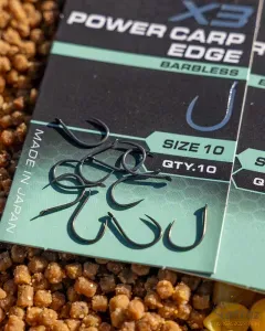 Matrix X3 Power Carp Edge Barbless Méret: 14 - Matrix Szakállnélküli Horog