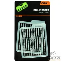 Fox Edges Bojlistopper Áttetsző - Fox Micro Boilie Stops Clear