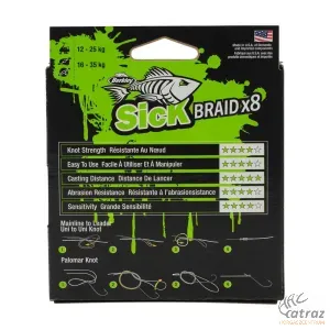 Berkley Sick Braid X8 0,08 mm 150 méter Black - Berkley Fekete Pergető Zsinór