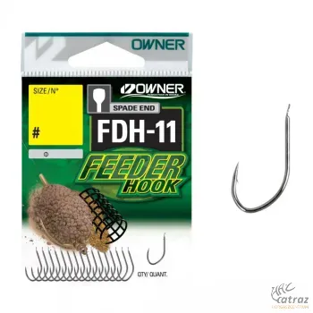 Owner FDH-11 Lapkás Feeder Horog - Méret: - 12