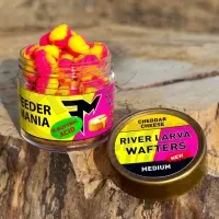 Feedermánia River Larva Wafter Cheddar Vajsav 2026 - Feedermánia Folyóvízi Wafter M Medium