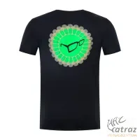 Korda LE Blossom Tee Black Méret: L - Korda Horgász Póló