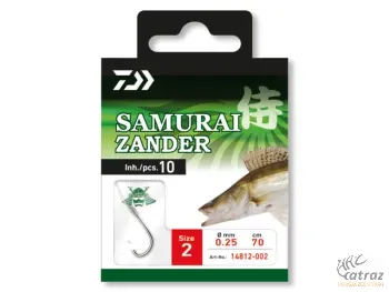 Előkötött Horog Daiwa Samurai Zander Size:04