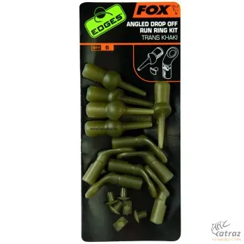 Fox Ólom Elhagyó Csúszó Szerelék Szett - Fox Angled Drop Off Run Ring Kit Trans Khaki