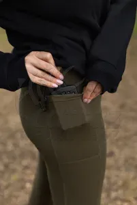 Korda Womens Leggings Dark Olive – M – Női Horgásznadrág