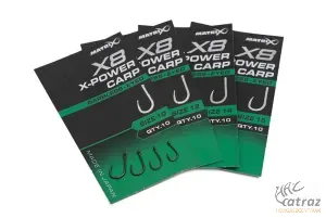 Matrix X8 X-Power Carp Eyed Barbless Méret: 12 - Matrix Feeder Horog