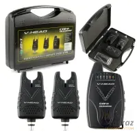 Carp Academy V-Head 2+1db Elektromos Kapásjelző Készlet