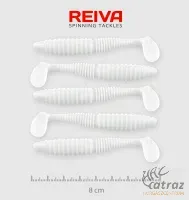 Reiva Zander Power Shad Gumihal 8cm 5 db/csomag - Fehér