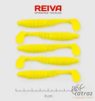 Reiva Zander Power Shad Gumihal 8cm 5 db/csomag - Citromsárga