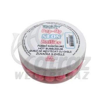 Dovit Pop-up NEON Boilies Forró Rágógumi 10mm - Dovit Pop-Up Csali