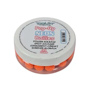 Dovit Pop-up NEON Boilies Fűszeres Kolbász 10mm - Dovit Pop-Up Csali