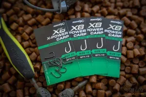 Matrix X8 X-Power Carp Eyed Barbless Méret: 12 - Matrix Feeder Horog