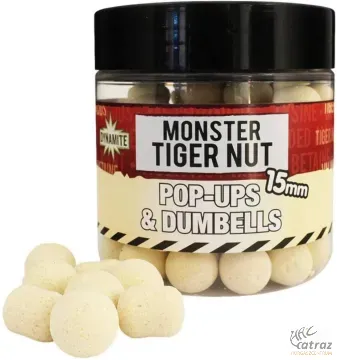 Dynamite Baits Monster Tigrismogyoró Fluro Pop-Up & Dumbell 15 mm - Dynamite Baits Tigernut Pop-Up Csali