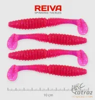 Reiva Zander Power Shad Gumihal 10cm 4 db/csomag - Pink Flitter