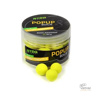 Stég Pop Up Boilie 16mm 50g Sweet Pineapple - Stég Pop Up Csali 16MM Édes Ananász