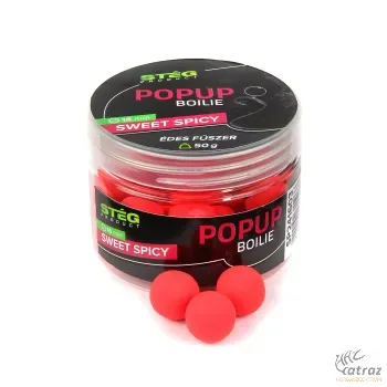 Stég Pop Up Boilie 16mm 50g Sweet Spicy - Stég Pop Up Csali 16MM Édes Fűszeres