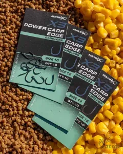 Matrix X3 Power Carp Edge Barbless Méret: 10 - Matrix Szakállnélküli Horog