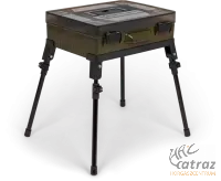 Korum Mega Blox Station Fully Loaded - Korum Állványos Horgász Láda Aprócikkekkel