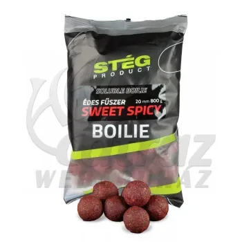 Stég Soluble Boilie 20mm 800g Sweet Spicy - Oldódó bojli