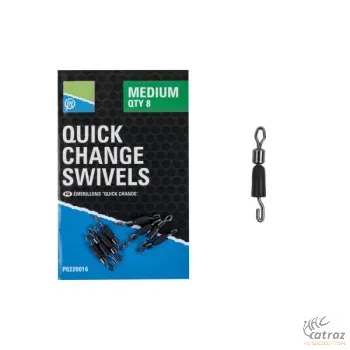 Preston Quick Change Swiwels Medium - Preston Innovations Közepes Feeder Gyorskapocs