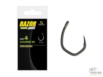 Carp Spirit Razor V-Curve X-Strong Erősített Pontyozó Horog Méret: 6 - Carp Spirit V-Curve XS