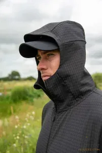Fox Fekete Kapucnis Horgász Kabát Méret: 3XL - Fox Black Premium Mid Layer Jacket
