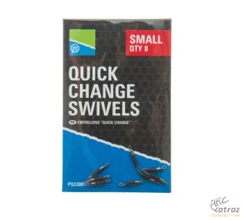 Preston Quick Change Swiwels Small - Preston Innovations Kicsi Feeder Gyorskapocs