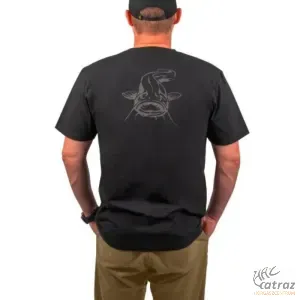 Black Cat Logo Black T-Shirt 2XL - Black Cat Fekete Póló
