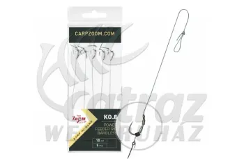 Carp Zoom KO.8 Feeder Competiton Power Feeder Rig Kötött Method Előke - Előkötött Szakáll Nélküli Horog Méret: 12