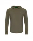 Korda UPF Hooded Top Dark Khaki – M – UV Álló Póló