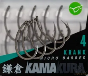 Korda Kamakura Krank Horog Méret: 4 - Korda Kamakura Krank Pontyozó Horog