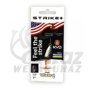Wizard Strike+ Mystra Pro HEX Támolygó Villantó 3cm 1,5g - Silver