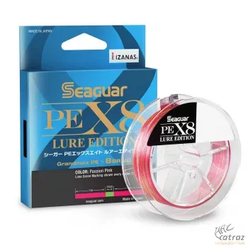 Seaguar PE X8 Lure Edition 150m PE0,8 Red - Seaguar Fonott Pergető Zsinór 0,14mm Piros
