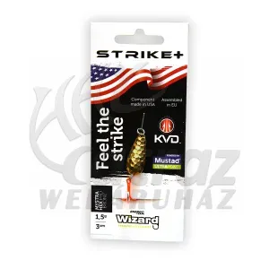 Wizard Strike+ Mystra Pro HEX Támolygó Villantó 3cm 1,5g - Bronz Hex