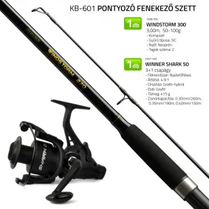 Nevis Pontyozó Fenekező Szett – Windstorm 3,00m & Winner Shark 5000
