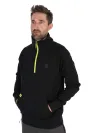 Matrix 1/4 Zip Sweat Black/Lime Méret: XL - Matrix Horgász Pulóver