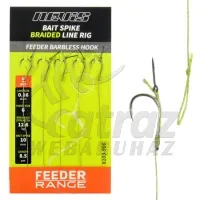 Nevis Szakállnélküli Előkötött Horog Csalitüskével Méret:8 - 4db/cs