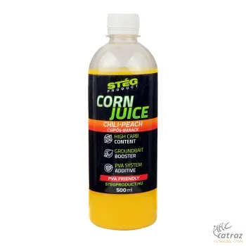 Stég Product Corn Juice Chili-Peach 500ml Aroma - Stég Kukoricakivonat Szirup