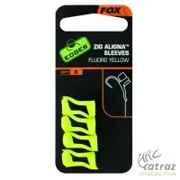 Fox Line Aligna Sleeves Fluoro Yellow - Zig Szerelékhez Horogbefordító Fluo Sárga