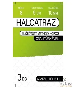 Halcatraz Method Feeder Horog Méret: 8 - Halcatraz Szakáll Nélküli Előkötött Feeder Horog