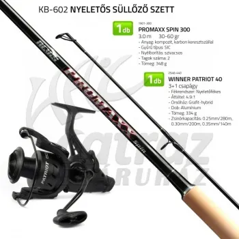 Nevis Nyeletős Süllőző Szett – Promaxx Spin 300 & Patriot 4000