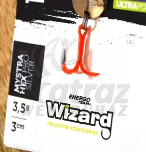 Wizard Strike+ Mystra Pro HEX Támolygó Villantó 3cm 3,5g - Silver Gödrös
