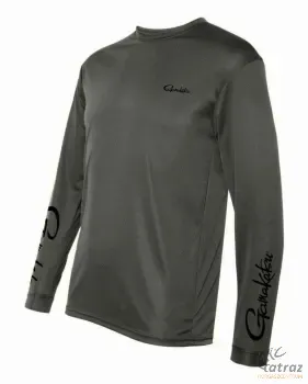 Gamakatsu Performance LS Shirt UV-Protection Grey - UV Álló Szürke Gamakatsu Póló